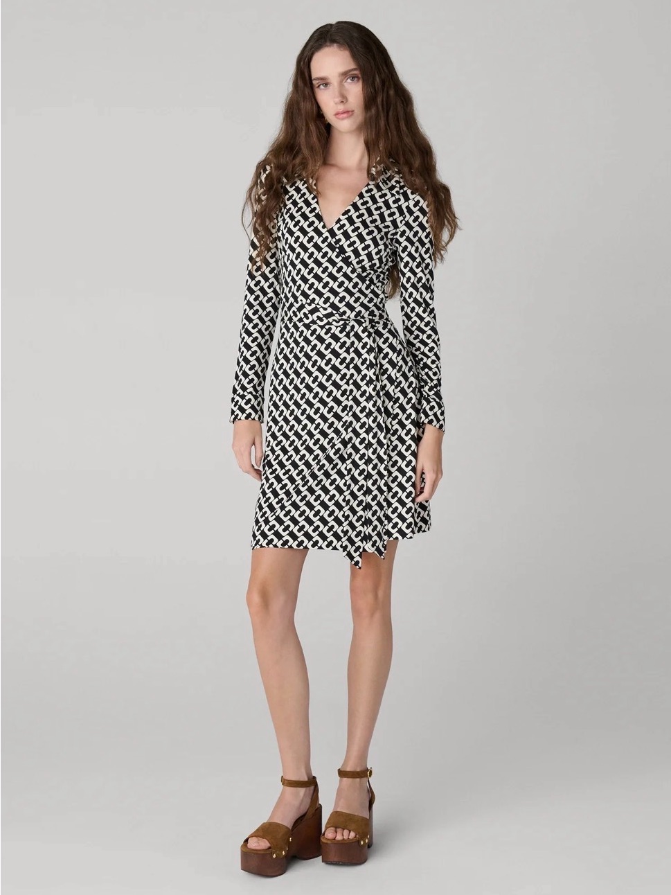 Diane Von Furstenberg Jeanne Silk Jersey Wrap Dress